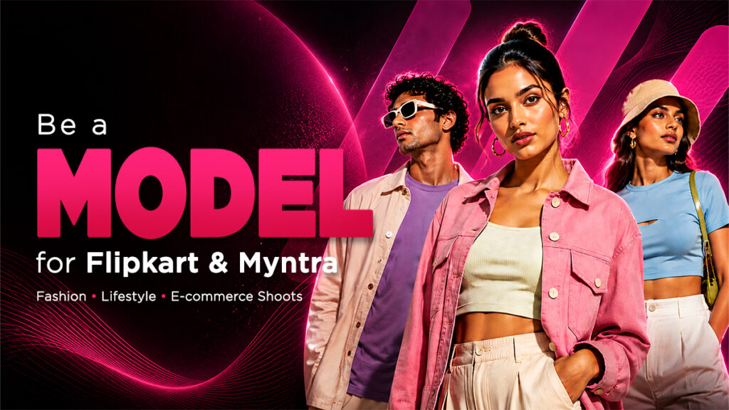 be a model for flipkart